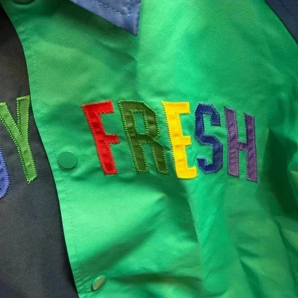 Teddy Fresh Color Block Windbreaker Jacket Size M - Picture 5 of 11